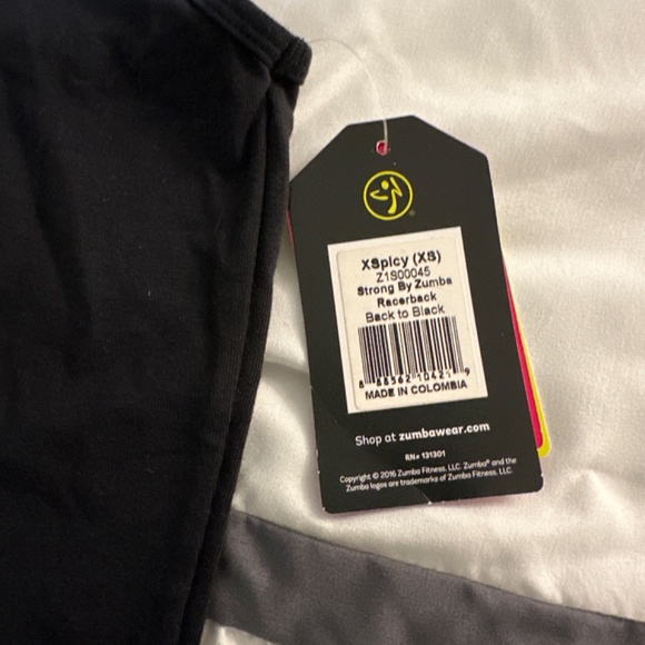 Strong by Zumba Instructor Racerback NWT Size XS - Picture 2 of 3